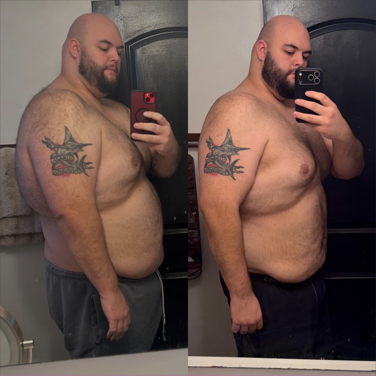 Robert T. before and after transformation